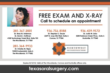 Free Exam and X-Ray from Northwest Oral & Maxillofacial Surgery 2018