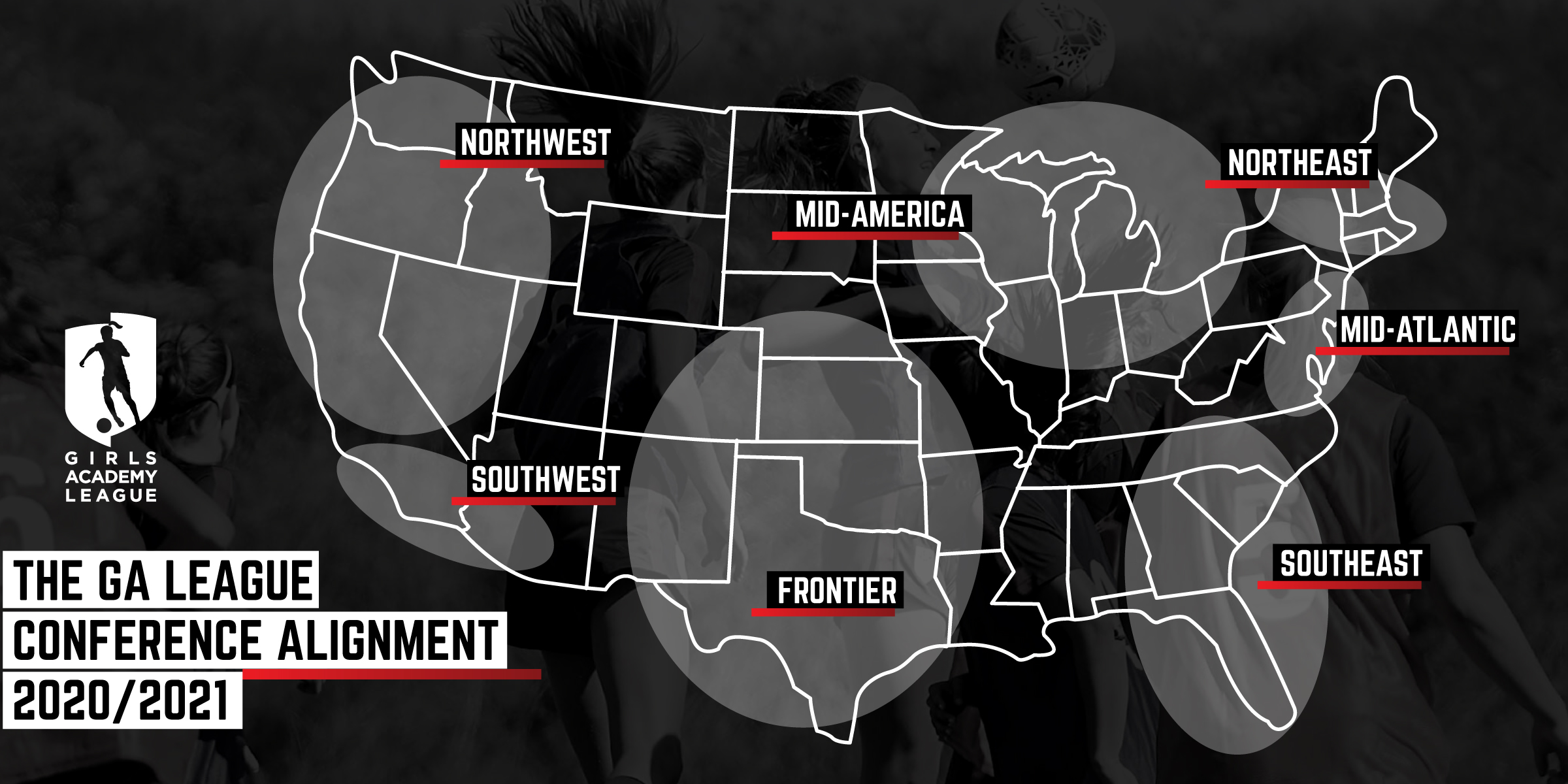 GA League Conference Map