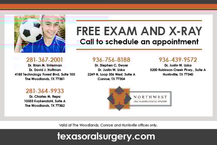 NW-Oral-6x4-Woodlands-Conroe-Huntsvlile-coupon-MECH-3-26-20-1